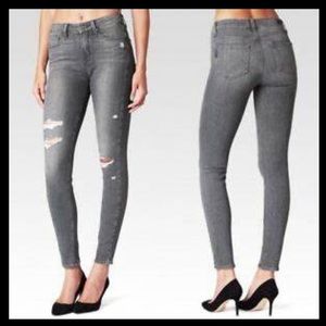 FINAL SALE DAYS Paige Grey Hoxton Ultra Skinny Jeans size 28